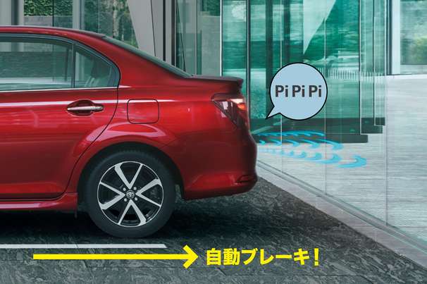 踏み間違えてもサポート。