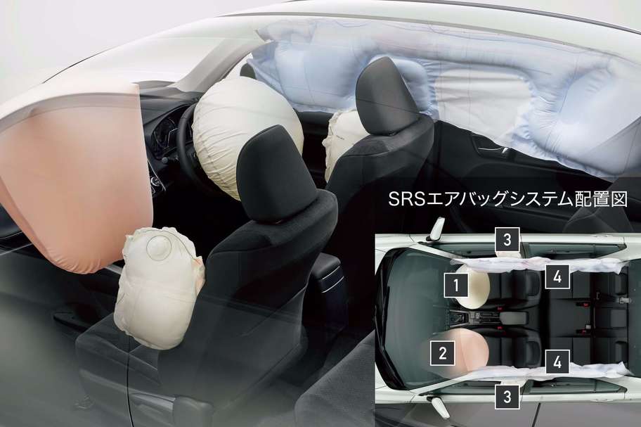 万一の衝突時への備えを、全車に標準装備。
