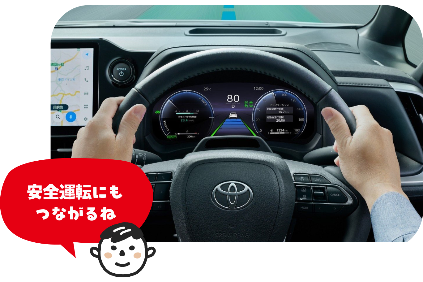 安全運転にもつながるね